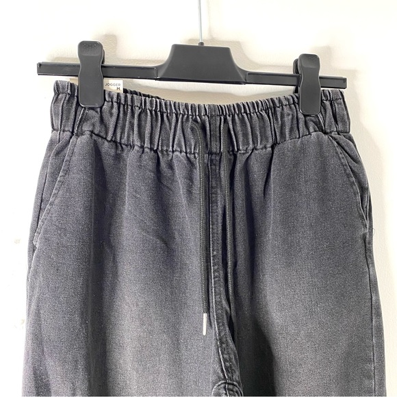 Forever 21 Black Denim Jogger NWT - Picture 2 of 7